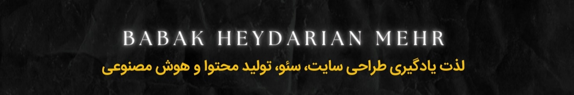 Babak Heydarian Mehr